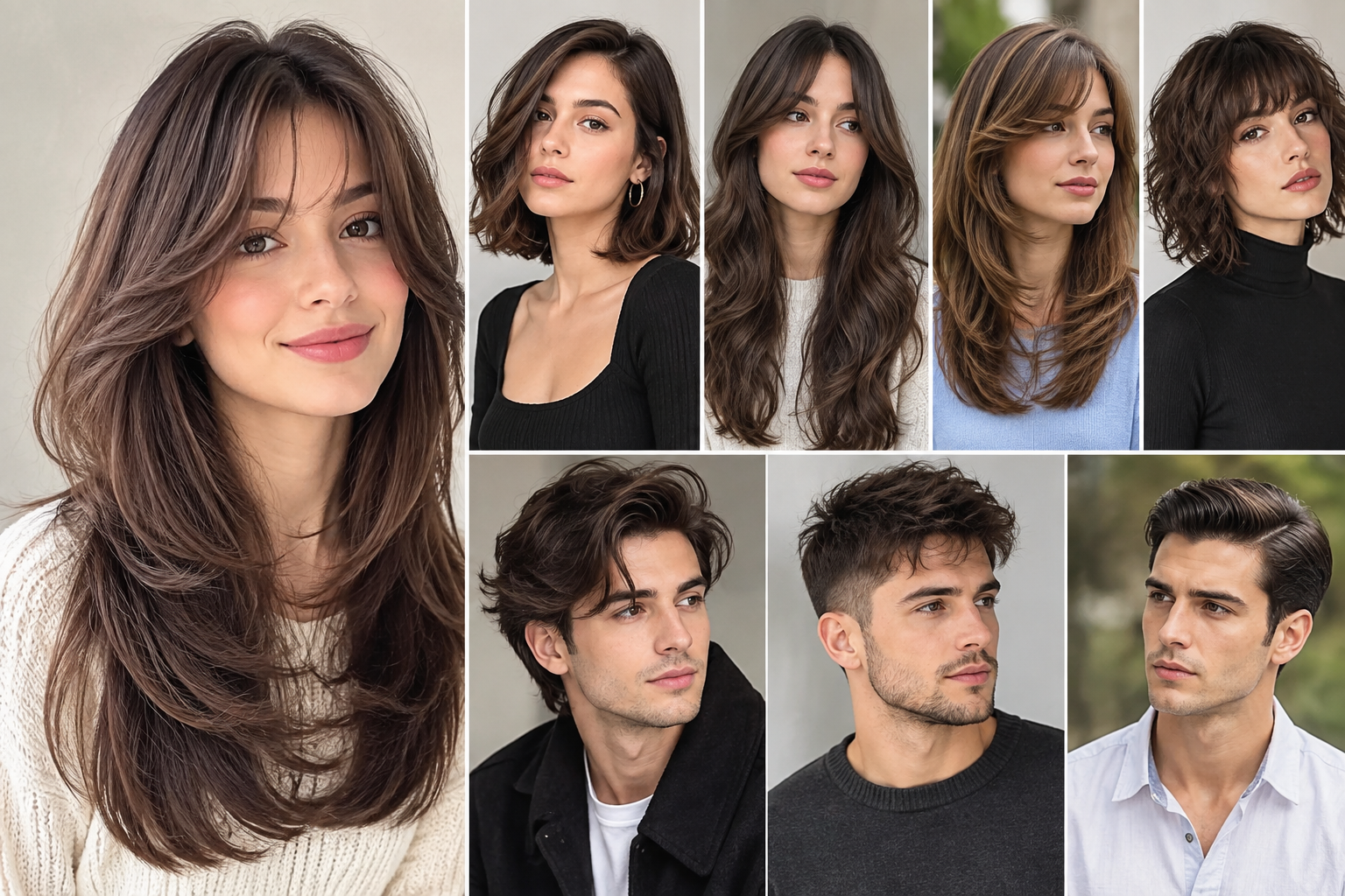 Long Face Cut Hairstyle