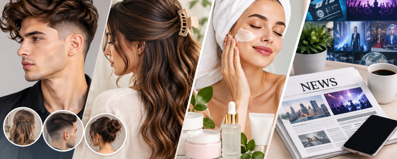 Hairstyles, haircuts, skincare and beauty trends