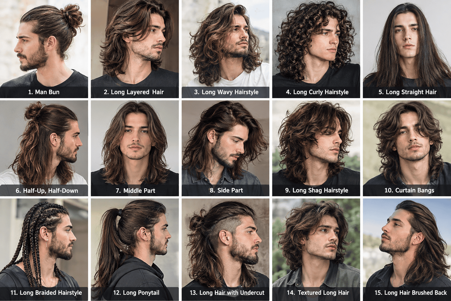 long hairstyles for men