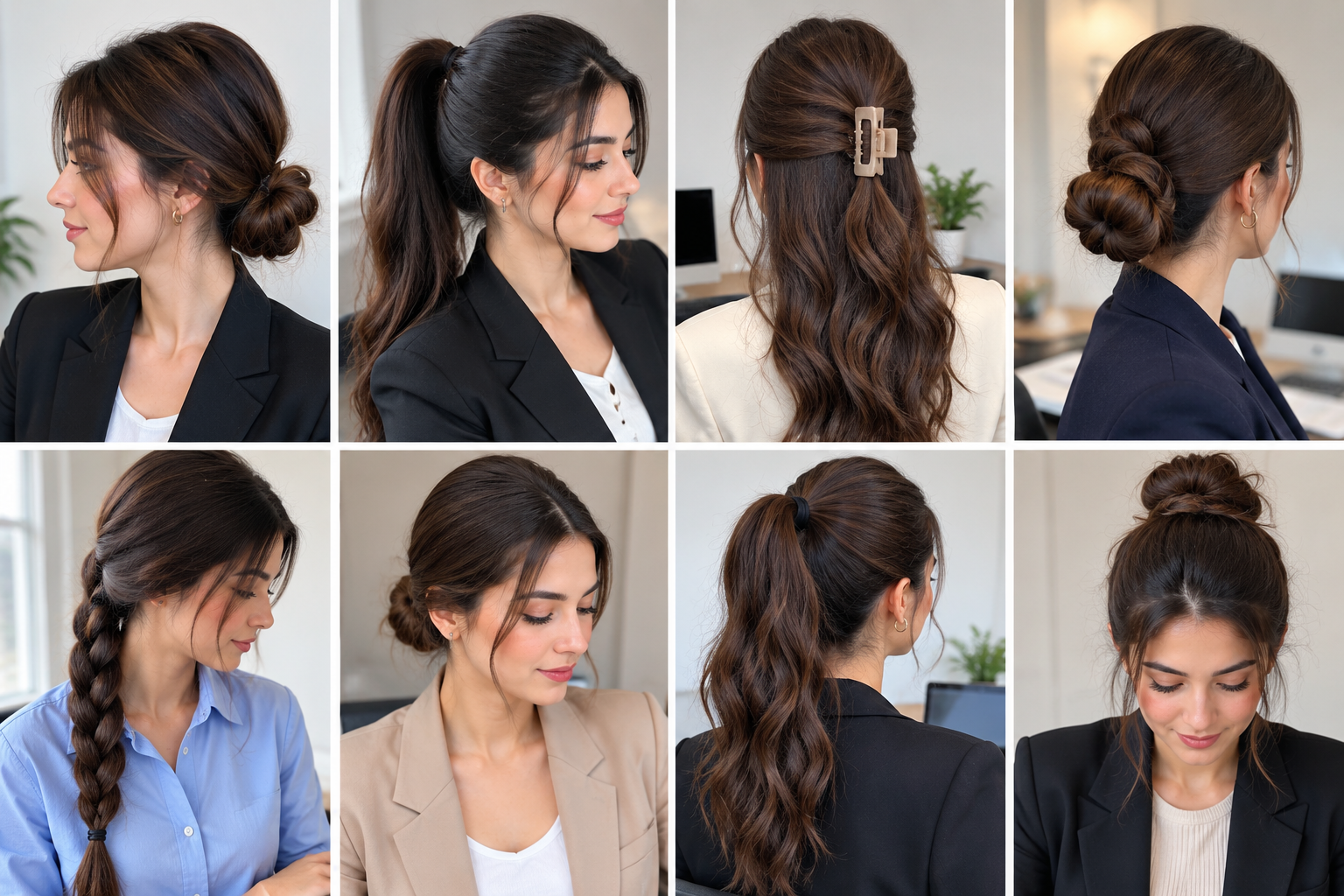 Easy Hairstyles for Work